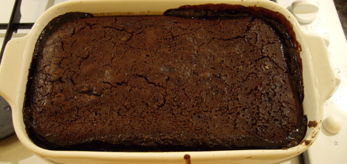 Self Saucing Chocolate Pudding