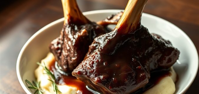Slow Cooker Lamb Shanks